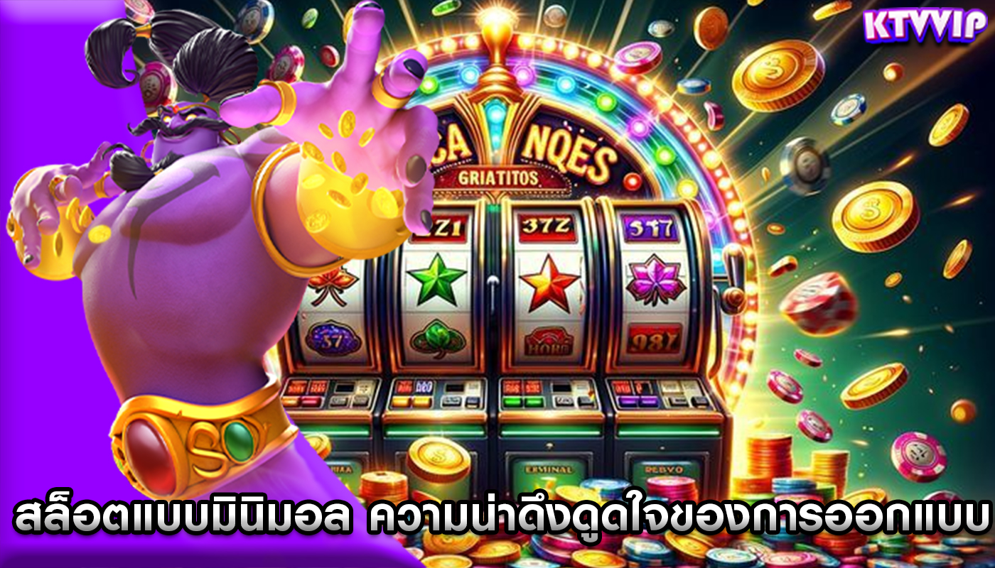 สล็อตแบบมินิมอล ความน่าดึงดูดใจของการออกแบบในเกมยุคใหม่